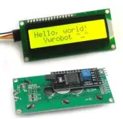 New Yellow IIC I2C TWI 1602 16x2 Serial LCD Module Display for Arduino
