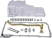302-2 Engine Oil Pan Kit 81073 Compatible with Chevy Nova Camaro Ventura Omega Firebird F-body G-body A-body LS1 LS6 LS2 LS3 LS9 4.8L 5.3L 5.7L 6.0L 6.2L Replace 12558253 12634547