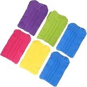 CHILDWEET 6pcs Microfiber Duster Pads Refill Washable Reusable Dusting Heads for Dust Removal Soft Material Convenient Replacement Design