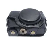 Camera Bag For Sony RX100 RX100II RX100III RX100IV RX100V Digital Camera PU Case Cover Pouch With Strap Black