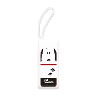 【SNOOPY 史努比】PSN-114-IP 6000mAh 夾心棒行動電源(自帶線/Lightning接頭專用)