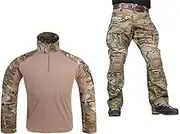 Paintball Equipment Tacticam bdu Emerson Combat G3 Uniform with Knee Pad Multicam MC