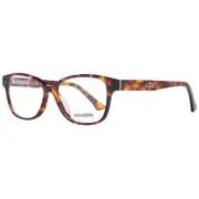 Zadig&Voltaire VZV 017 Unisex Brown Optical Frame Plastic Spotted Oval Eyewear