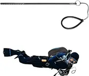[Generic] Diving Pointer Stick - Aluminum Alloy Stick Diving Stick Rod Scuba Diving Gear - Portable Scuba Accessories Lobster Stick Pointer Rod with Wrist Strap