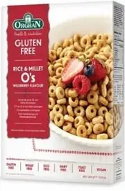 Orgran Rice O's Wildberry Cereal G/F 300g