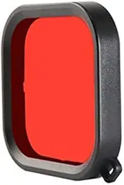 CamGo Red Lens Waterproof Case Filter for GoPro Hero 13 / Hero 12 / Hero 11 / Hero 10 / Hero 9 Black