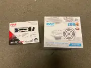 Pyle Bluetooth Radio Stereo Headunit / Wire Less Speakers 6.5” System