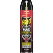 Raid Max Antibacterial Fast Kill Crawling Insect Killer Spray 350g