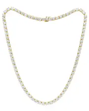 Diana M. 18K 16.00 ct. tw. Diamond Tennis Necklace NoSize NoColor