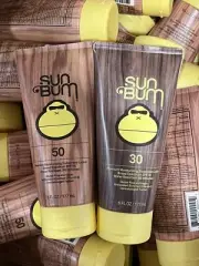 67 ~ Sun Bum Original SPF 50 & SPF 30 Sunscreen Lotion ~ 6 FL OZ Each ~