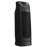 Lasko Ceramic Mini Tower Room Space Heater Portable Bedroom Adjustable Black