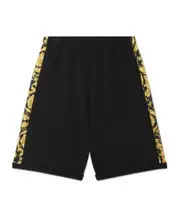 Versace Kids Barocco Sweat Shorts 8,12M,10 Black/Gold