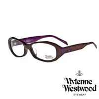 在飛比找momo購物網優惠-【Vivienne Westwood】時尚流線造型鏡框光學眼