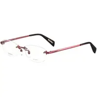 在飛比找momo購物網優惠-【MaxMara】純鈦 無框 光學眼鏡 MM8670F(紅色