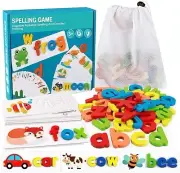 See and Spell Learning Toys, Matching Letter Game Words for Kids, Educational