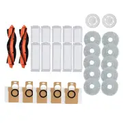 For M30 Pro C107 Replacement Roller Main Side Brush Hepa Filter Mop Cloth Dust Bag Spare Parts