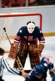 Jim Craig of the United States hockey team Ice Hockey 1980 Photo