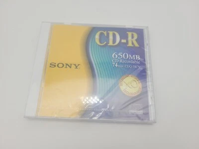 CD-R Sony Blank CD Recordable 650MB 74 min CDQ-74CN