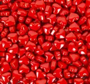 Red Candy Hearts 3 Pound Bulk Hard Candies FREE SHIP LOW 48
