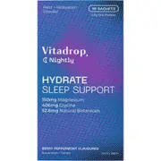Vitadrop Hydrate Sleep Support Berry Peppermint 10 pack