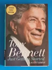TONY BENNETT OFFICIAL BARNES & NOBLE NOT SIGNED LTD ED JUST GETTING STARTED BOOK