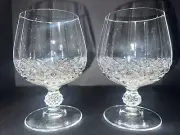 Crystal Clear Brandy Glasses Longchamp by CRISTAL D'ARQUES-DURAND
