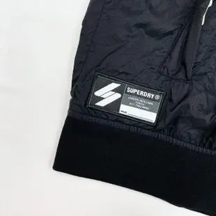 【Superdry】防潑水 極度乾燥 冒險魂 黑色 內裏薄刷毛 運動 長袖 連帽 薄外套 夏天外套 平輸品(薄外套)