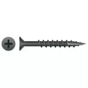 #8 x 1-5/8" PHILLIPS FLAT BLACK OXIDE PARTICLE BOARD SCREWS 5,000ct | X826NB