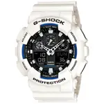 全新CASIO G-SHOCK GA-100B-7A(白黑配色）