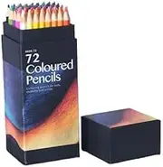 YXTKJ 72 Colouring Pencils Set, Professional Oil Wood Coloured Pencils For Drawing, Oil Based Lead Art Hand-Painted Graffiti Oily Drawing Pencils School Painting Art Supplies