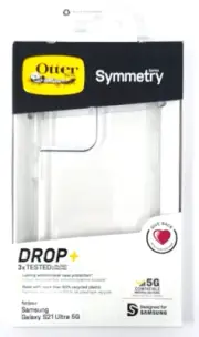 OtterBox Galaxy S21 Ultra 5G Symmetry Series Case for Samsung Clear
