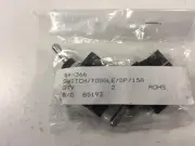 (1) NTE 54-366 Toggle Switch DPST Bat Handle
