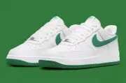 Nike Air Force 1 ‘07 White/Malachtite Green Mens Casual Sneaker Size US 11 New✅