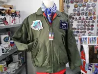 在飛比找Yahoo!奇摩拍賣優惠-{我愛空軍}台灣製 空軍 飛行 夾克 防火 材質 美式 JU