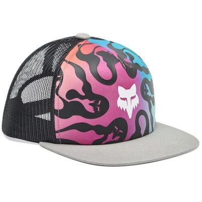 Fox Future Grey/Black Kids Trucker Hat