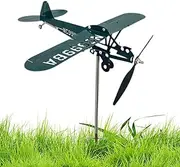 Airplane Wind Spinner - Garden Windmill for Home Decor | Sculpture Aircraft Spinner Outdoor Decoration for Lawn Garden Yard Flight Lovers