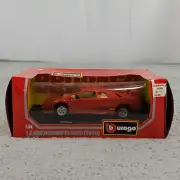 Burago 1/24 Die Cast Lamborghini Diablo 1990 Car Diecast Model Toy Cars Red