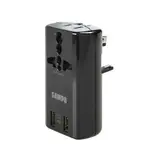 SAMPO 聲寶 EP-U141AU2 旅行萬用轉接頭及USB充電 電源插座(黑色) 特價含稅