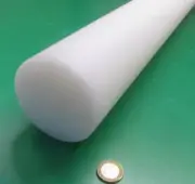 UHMW White Round Rod 3.25" Diameter x 36" Long, 1 Unit, Extruded