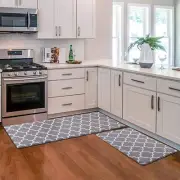 KMAT Kitchen Mat 2 PCS Cushioned Anti-Fatigue Kitchen Rug Waterproof Non-Slip...