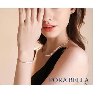 【Porabella】925純銀人工珍珠手鍊手環 簡約大方氣質抗過敏 ins風 Bracelets VIP尊榮包裝