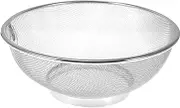 Sturdy Stainless Steel Mesh Colander Strainer Basket Vegetable Drain Basket Kitchen Accessory Fine Mesh Easy to Store