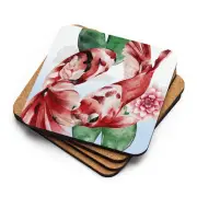 Japanese Koi Fish Cork-back Coaster