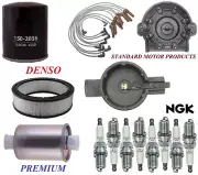 Tune Up Kit Filters Cap Wire Spark Plugs For GMC V3500 V8 7.4L; FI 1987-1988