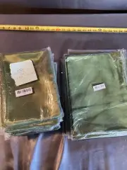 71 x Satin Chair Sashes & Table Runners Wedding Party Decorations Green