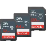 Sandisk Ultra SDXC UHS I Memory Card 100 MBs