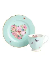 [Royal Albert] Blessings Footed Mug & Plate