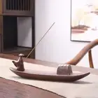 Fisherman Incense Stick Holder Backflow Aroma Diffuser Home Decoration