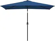 BECLOH Beach Umbrella, Outdoor Umbrella Pole Umbrellas Stand Sun Beach Garden Patio Gazebo Shade, Water Resistant and UV Steel Frame Tiltable Shading Cantilever Umbrella, 300x200 cm