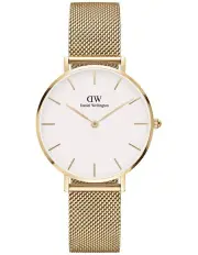 [Daniel Wellington] Petite 32 Evergold White Dial Stainless Steel Quartz Watch in Gold